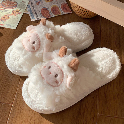 Soft cute piggy cotton slippers HA1347 - Image 5