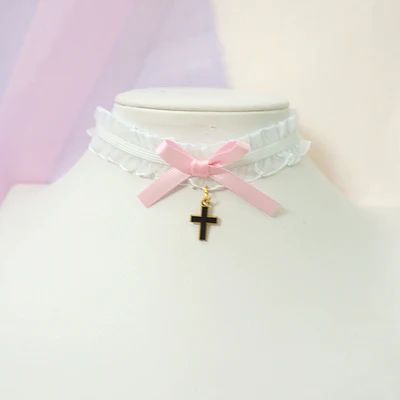 Soft girl bow collar  HA0502 - Image 12