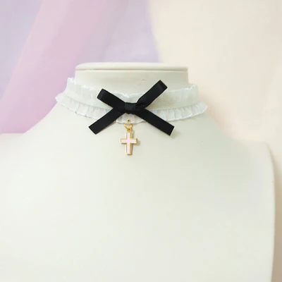Soft girl bow collar  HA0502 - Image 9