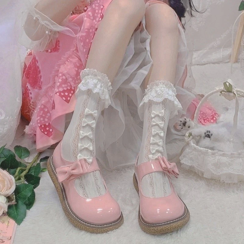 Soft girl lolita medium stockings   HA1503 - Image 3