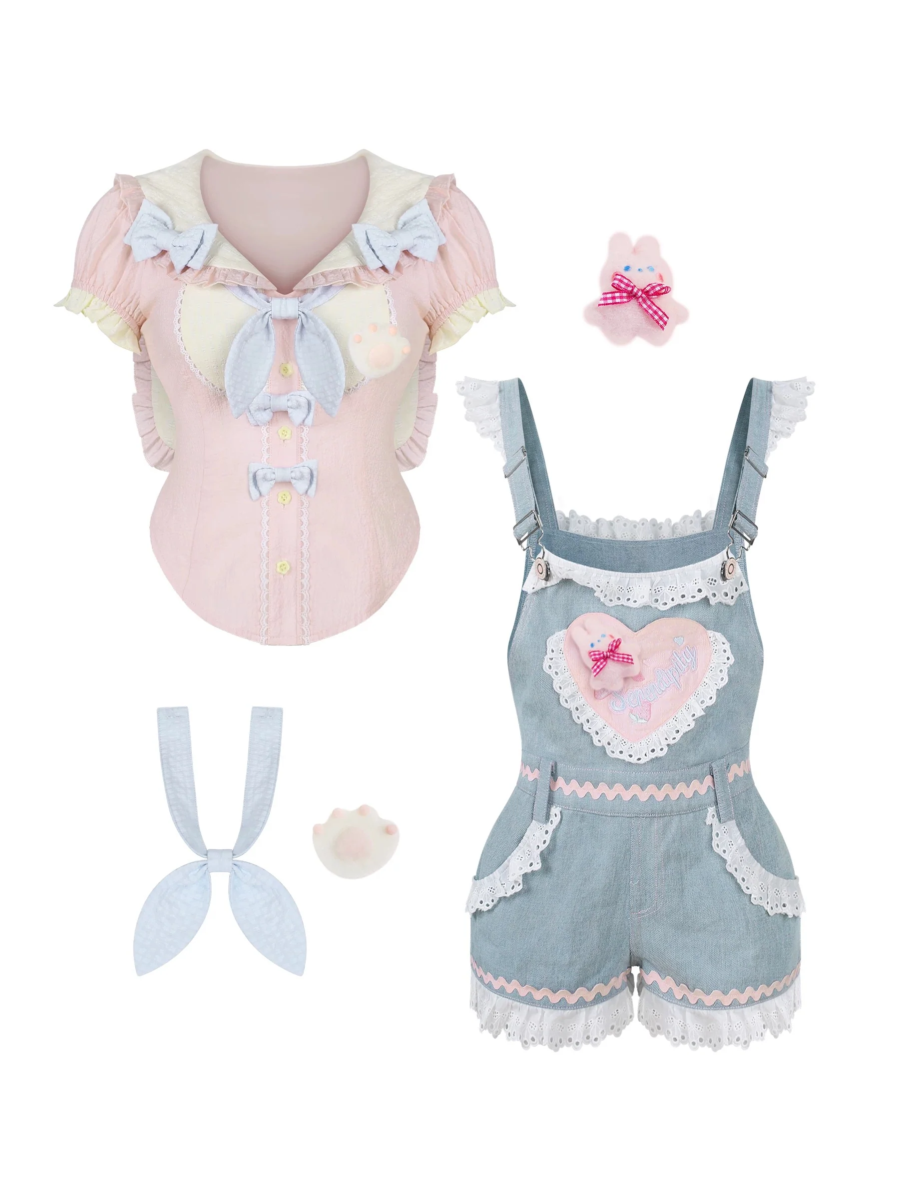 "Strawberry Bunny" Set HA29722 - Image 6