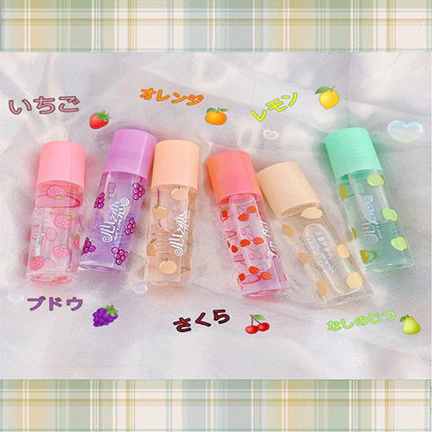 Strawberry Lip Gloss Transparent Lip Glaze Six Pack HA0104 - Image 3