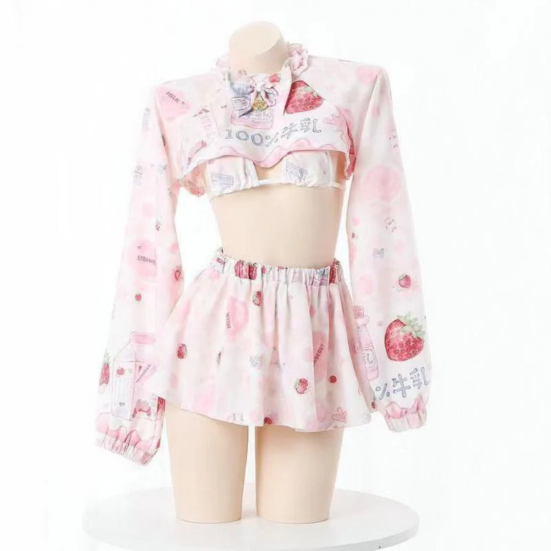 Strawberry milk two-dimensional uniform suit   HA2174 - Image 5