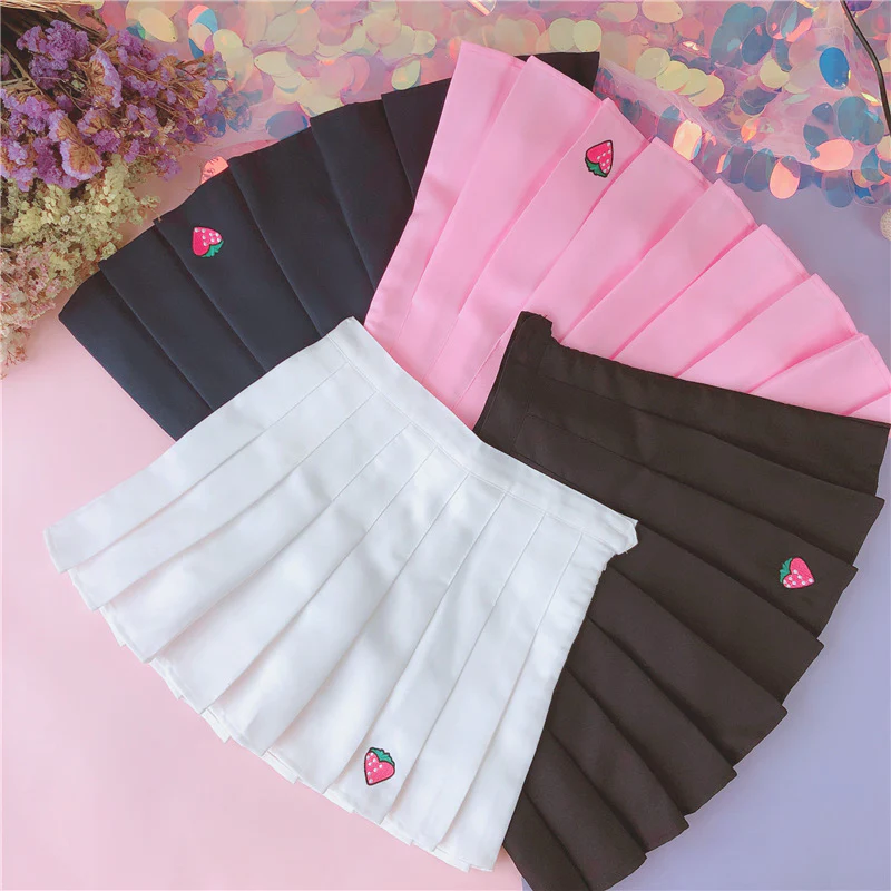Strawberry thorn rust A-line skirt  HA0487 - Image 3