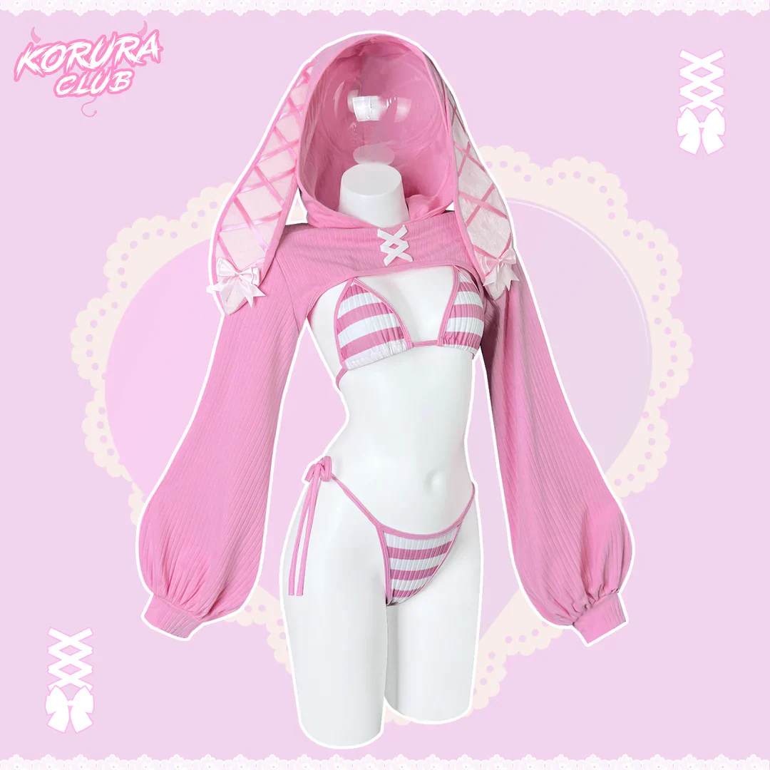 Striped Bunny Knitwear KO100 - Image 9
