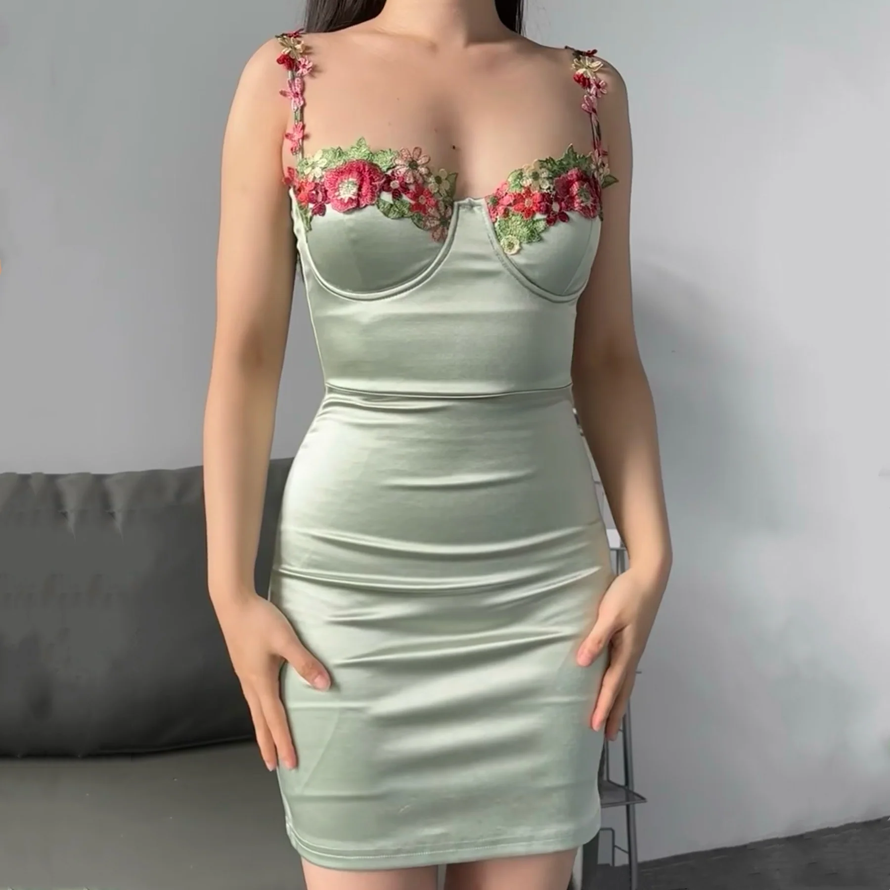 Summer fresh suspender dress HA2486 - Image 2