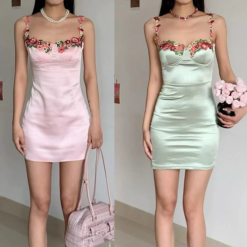 Summer fresh suspender dress HA2486 - Image 3