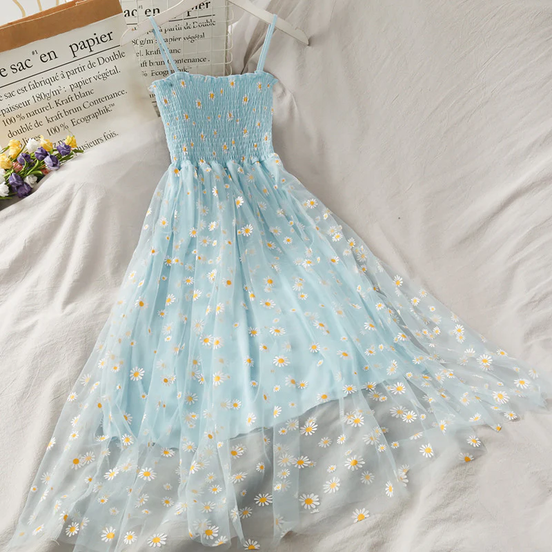 Super fairy daisy mesh suspender dress  HA0864 - Image 3