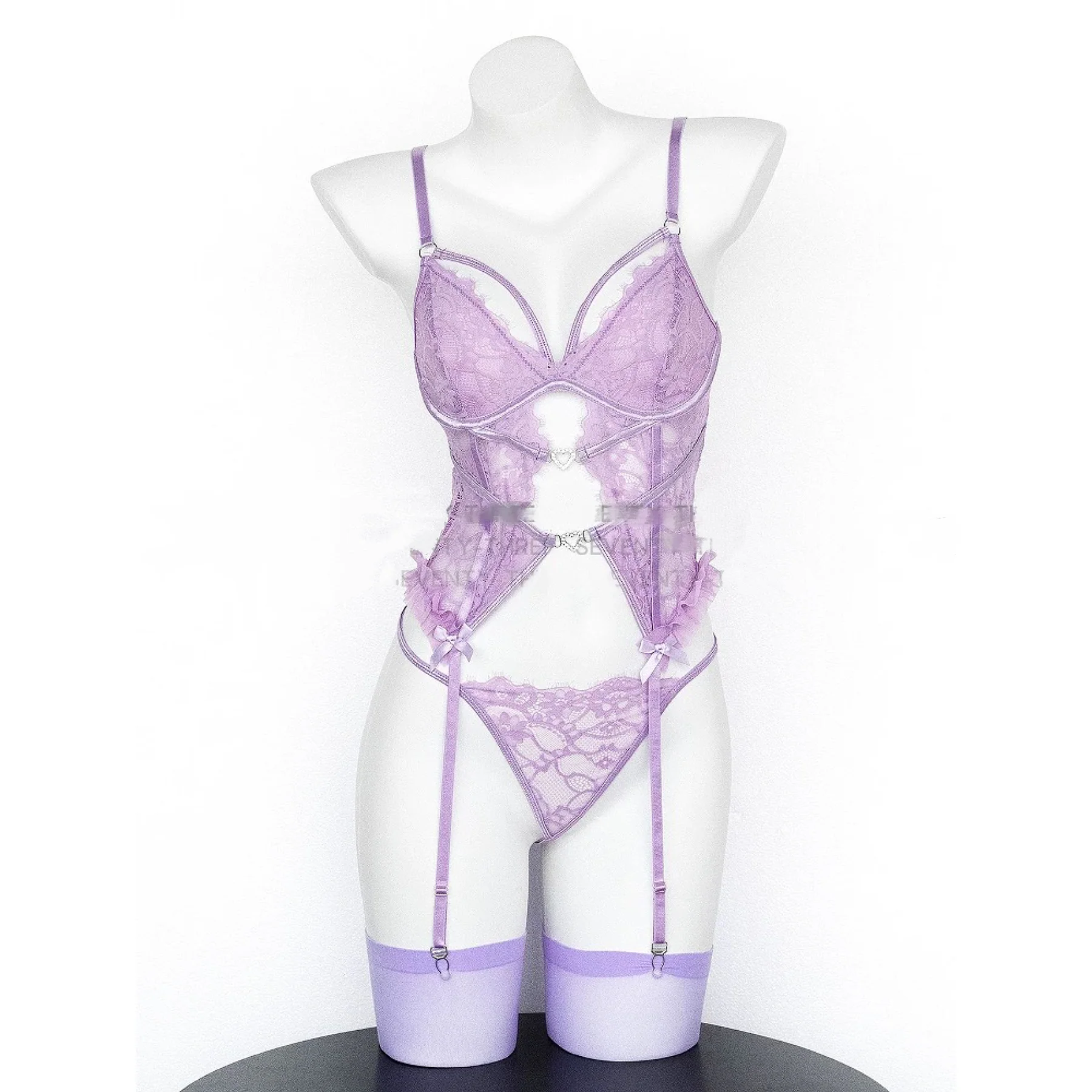 Suspender lace suit HA2870 - Image 5