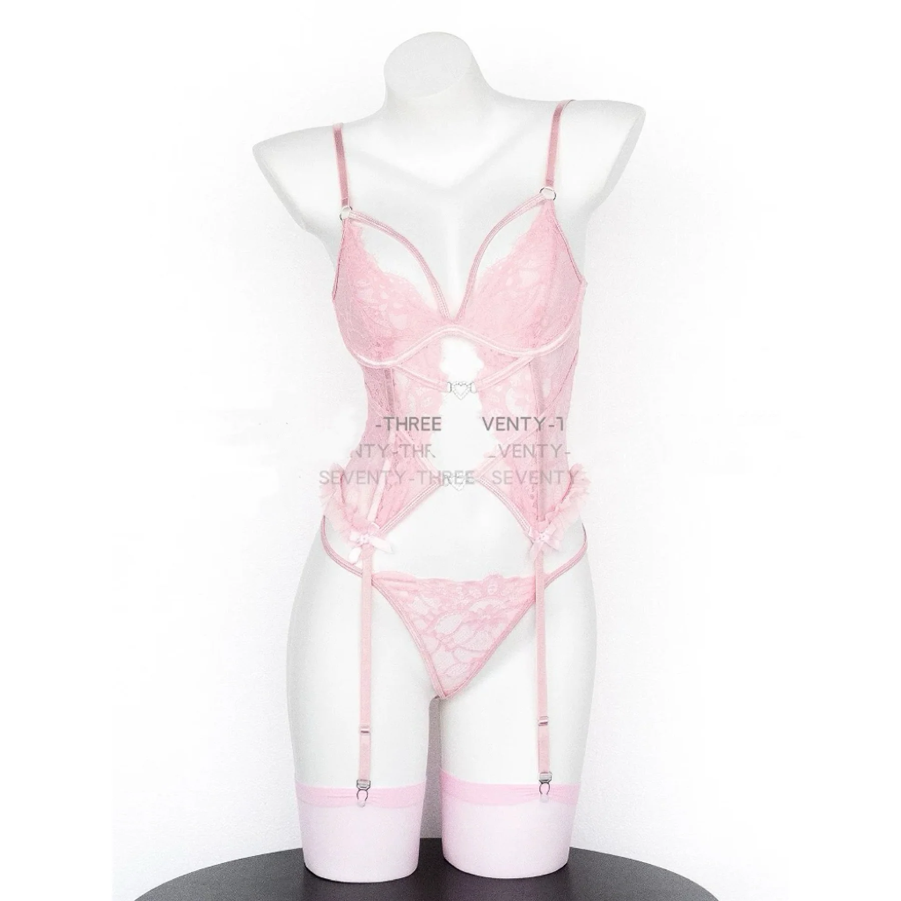 Suspender lace suit HA2870 - Image 6
