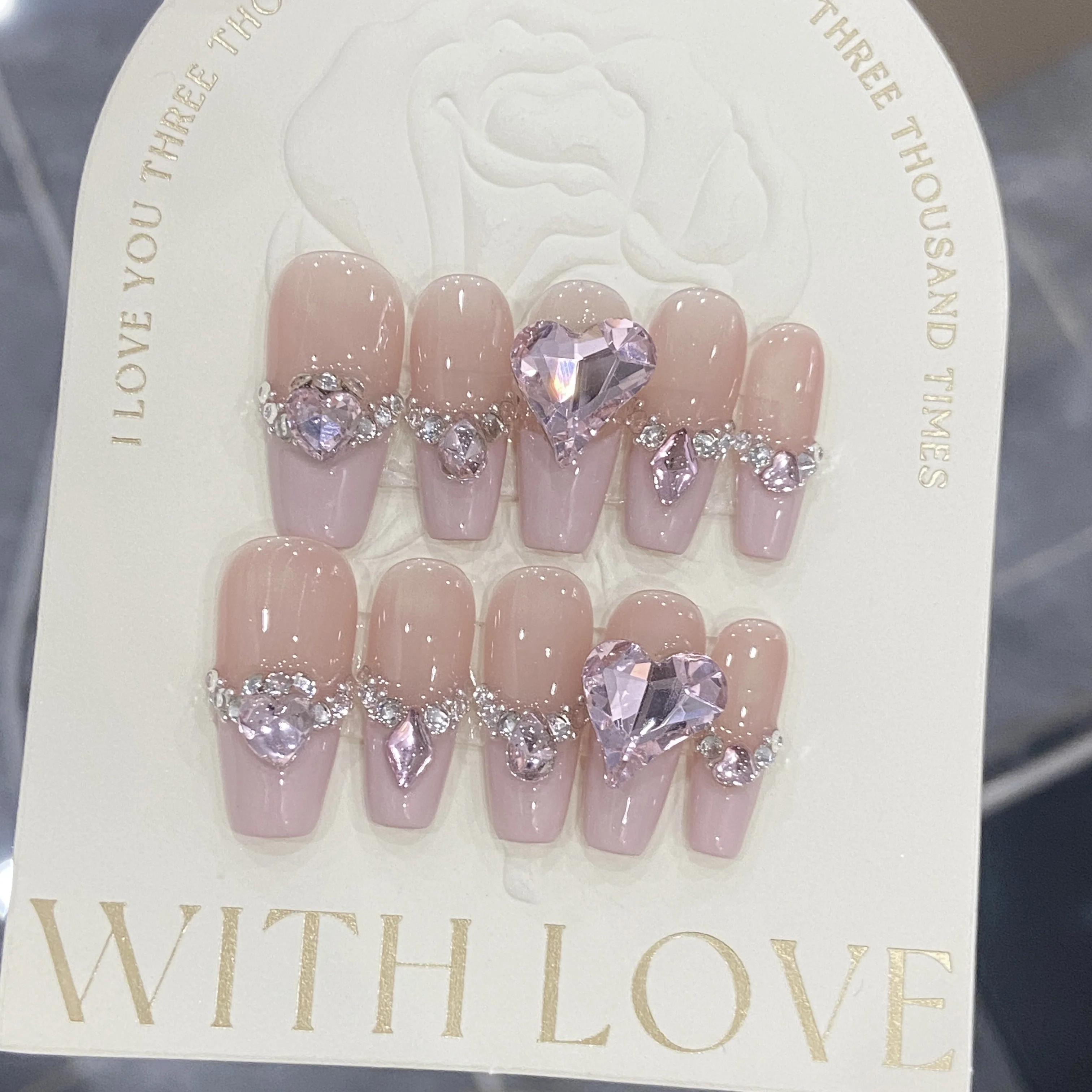 Swarovski bridal wear manicure   HA1447 - Image 3