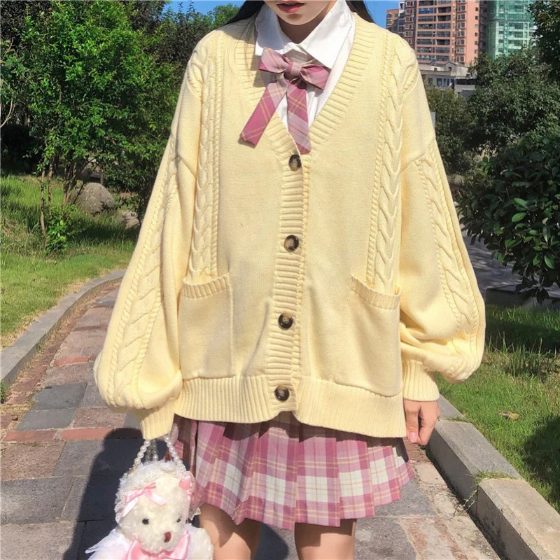 Sweater knitted cardigan jacket   HA1294 - Image 3