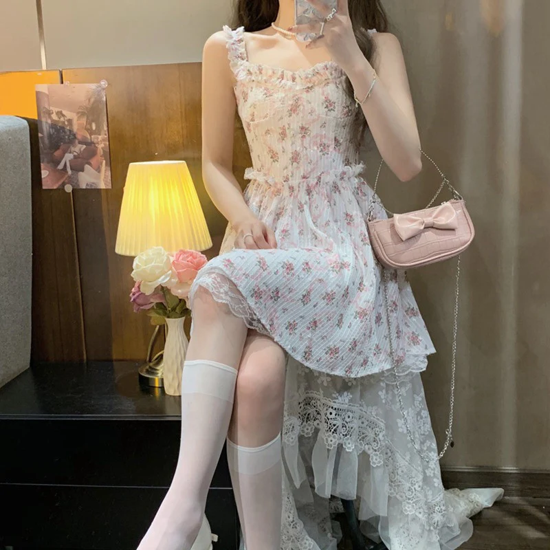 Sweet and Chic Gentle Floral Dress  HA0629 - Image 3