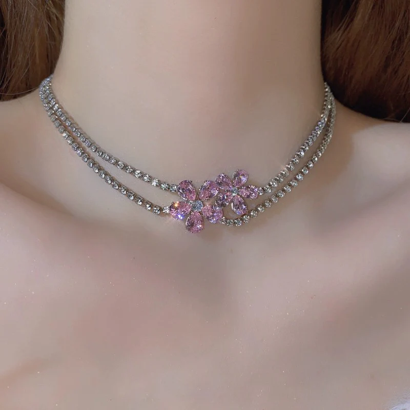 Sweet and Delicate Clavicle Chain  HA1795 - Image 4