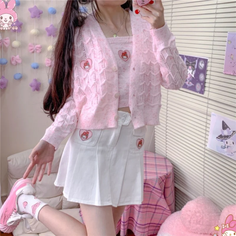 Sweet and spicy girl knitted sweater  HA1234 - Image 3