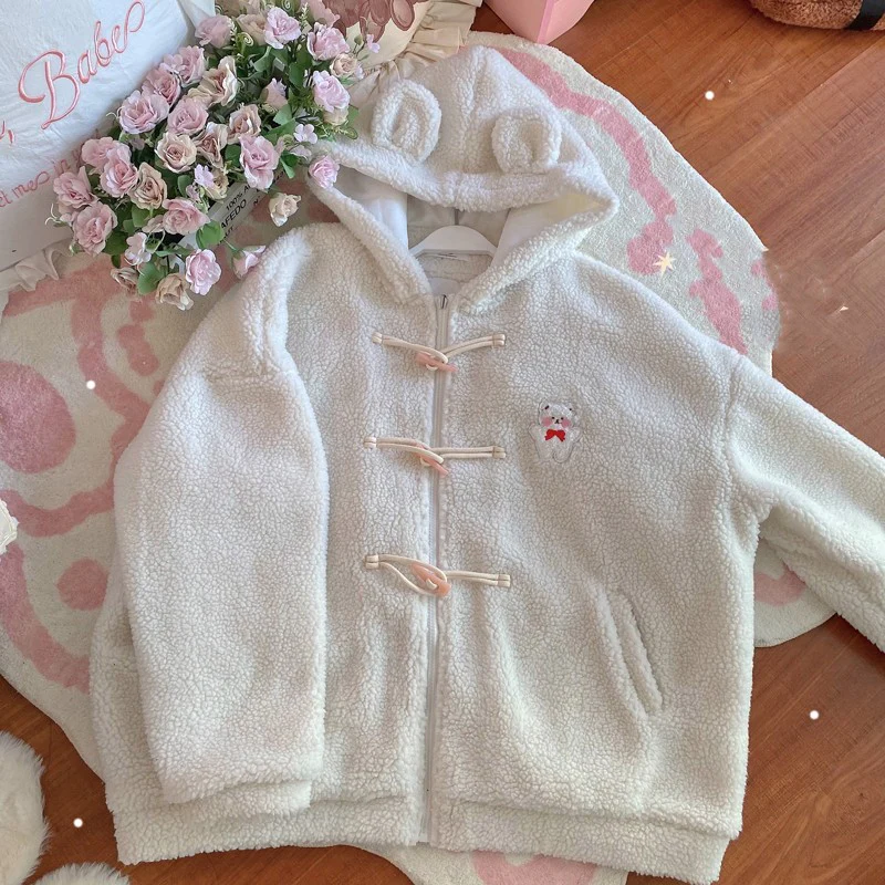 Sweet Bear Ears Long Sleeve Jacket   HA1501 - Image 3