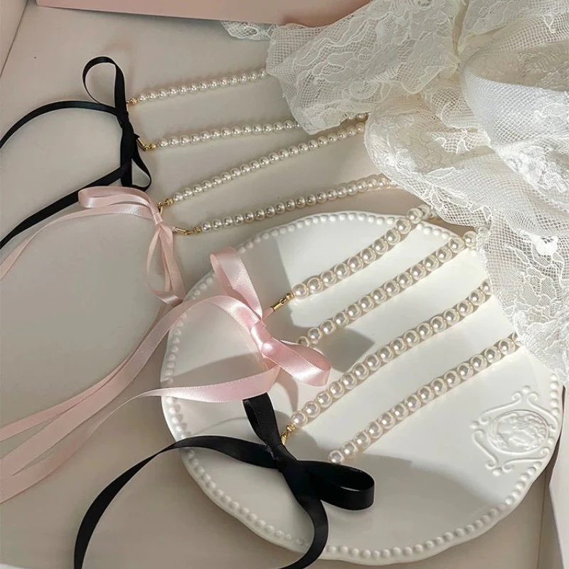 sweet bow all match necklace   HA2027 - Image 4