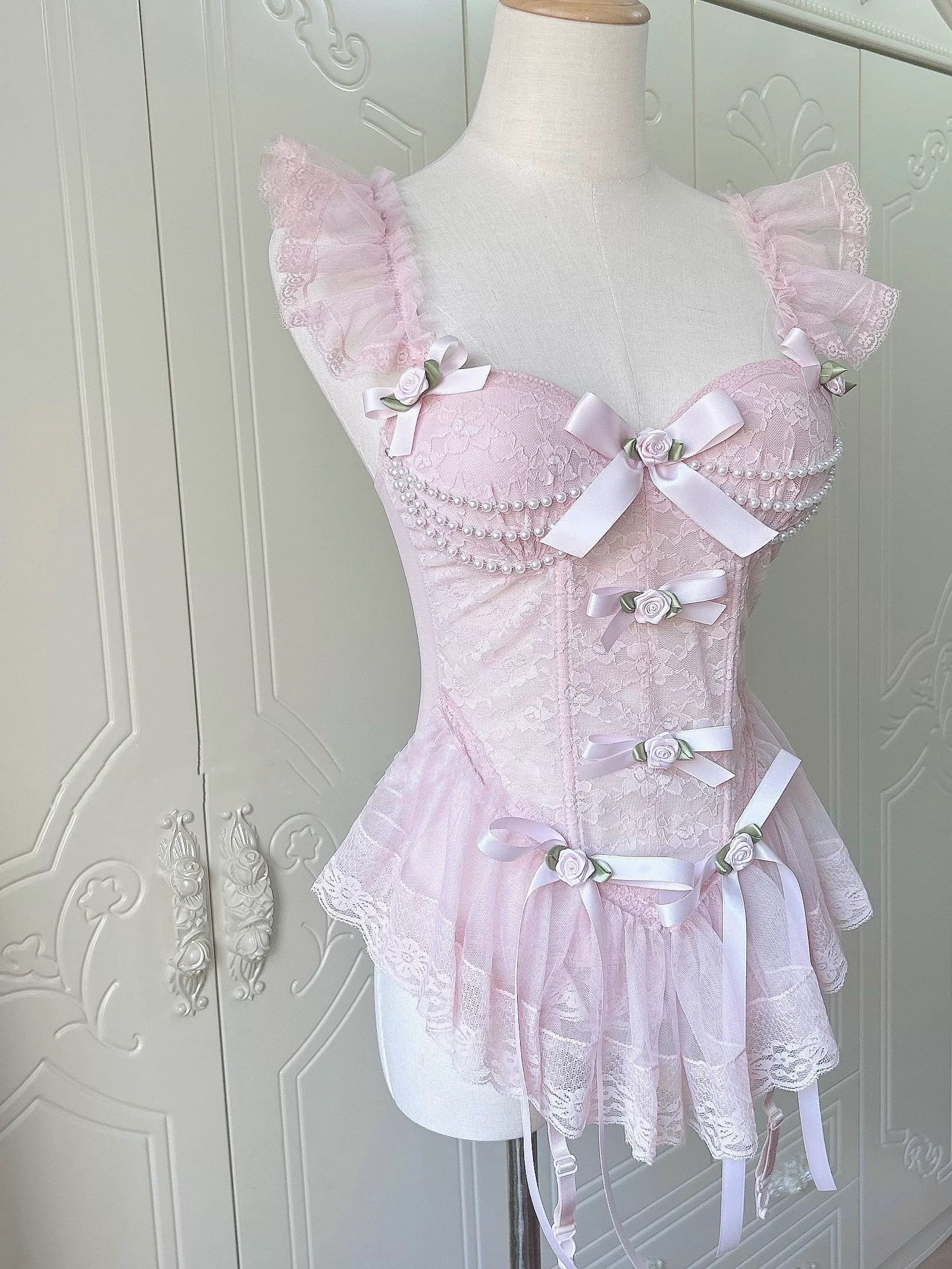 Sweet bow lace bra HA2384 - Image 3