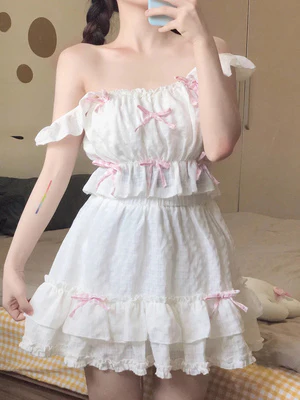 Sweet Bow Suspender Set HA0536 - Image 4