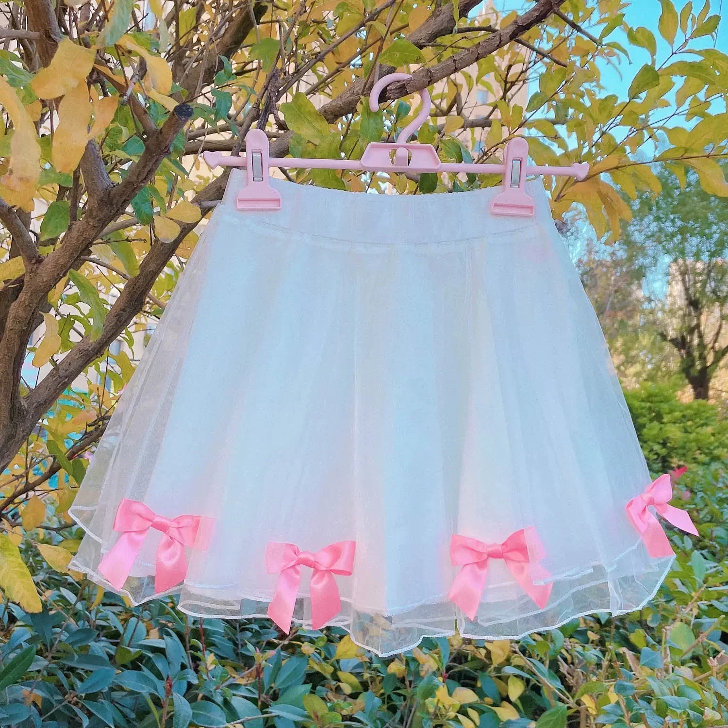 Sweet Bowknot Mesh Skirt  HA1408 - Image 2