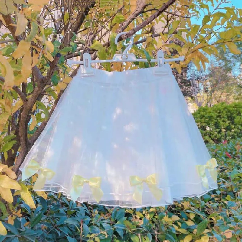 Sweet Bowknot Mesh Skirt  HA1408 - Image 3