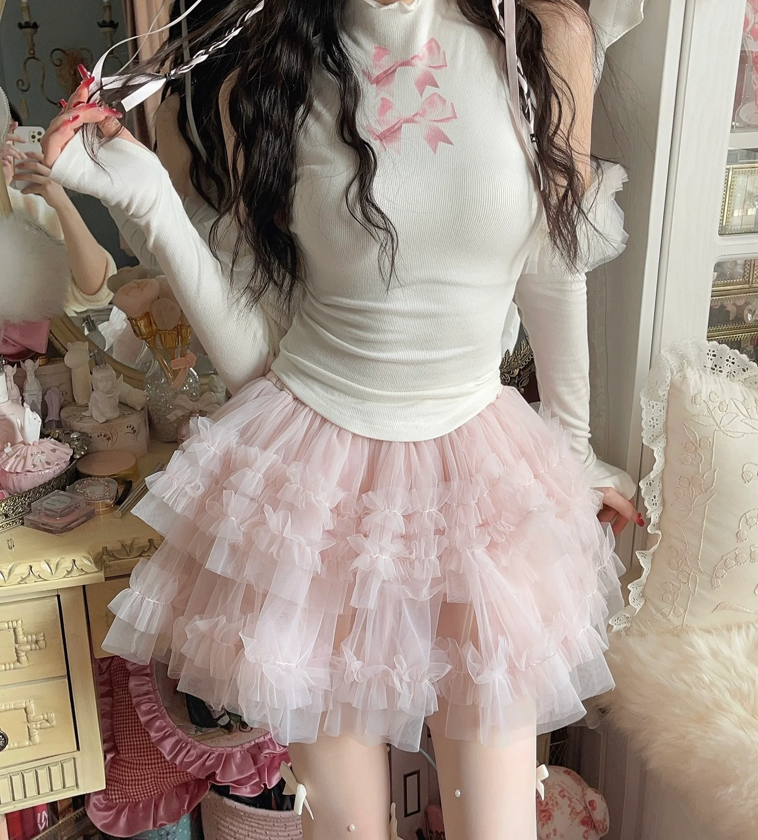 Sweet cake tulle skirt HA2580 - Image 6