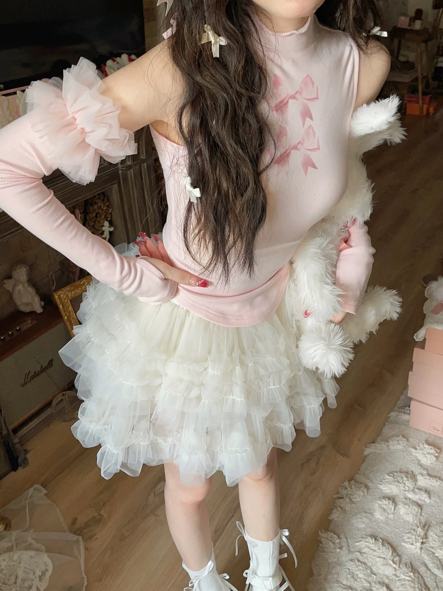 Sweet cake tulle skirt HA2580 - Image 7