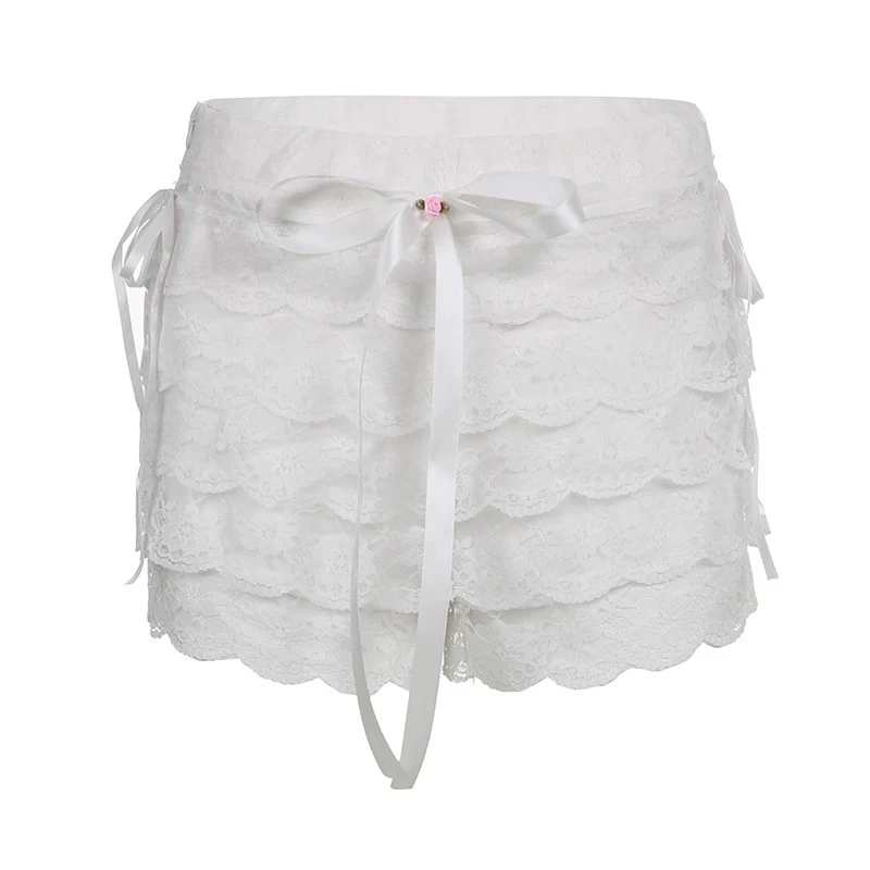 Sweet casual lace shorts   HA1710 - Image 5