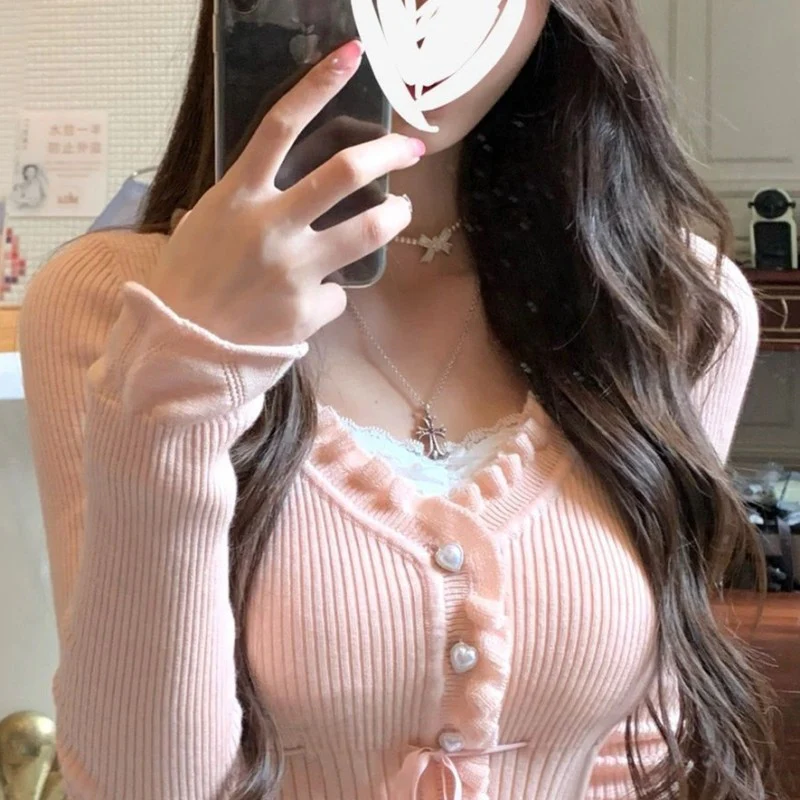 Sweet Desire Two-Piece Knit Top HA1483 - Image 2