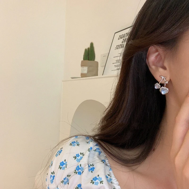 Sweet Fashion Cherry Earrings   HA1787 - Image 4
