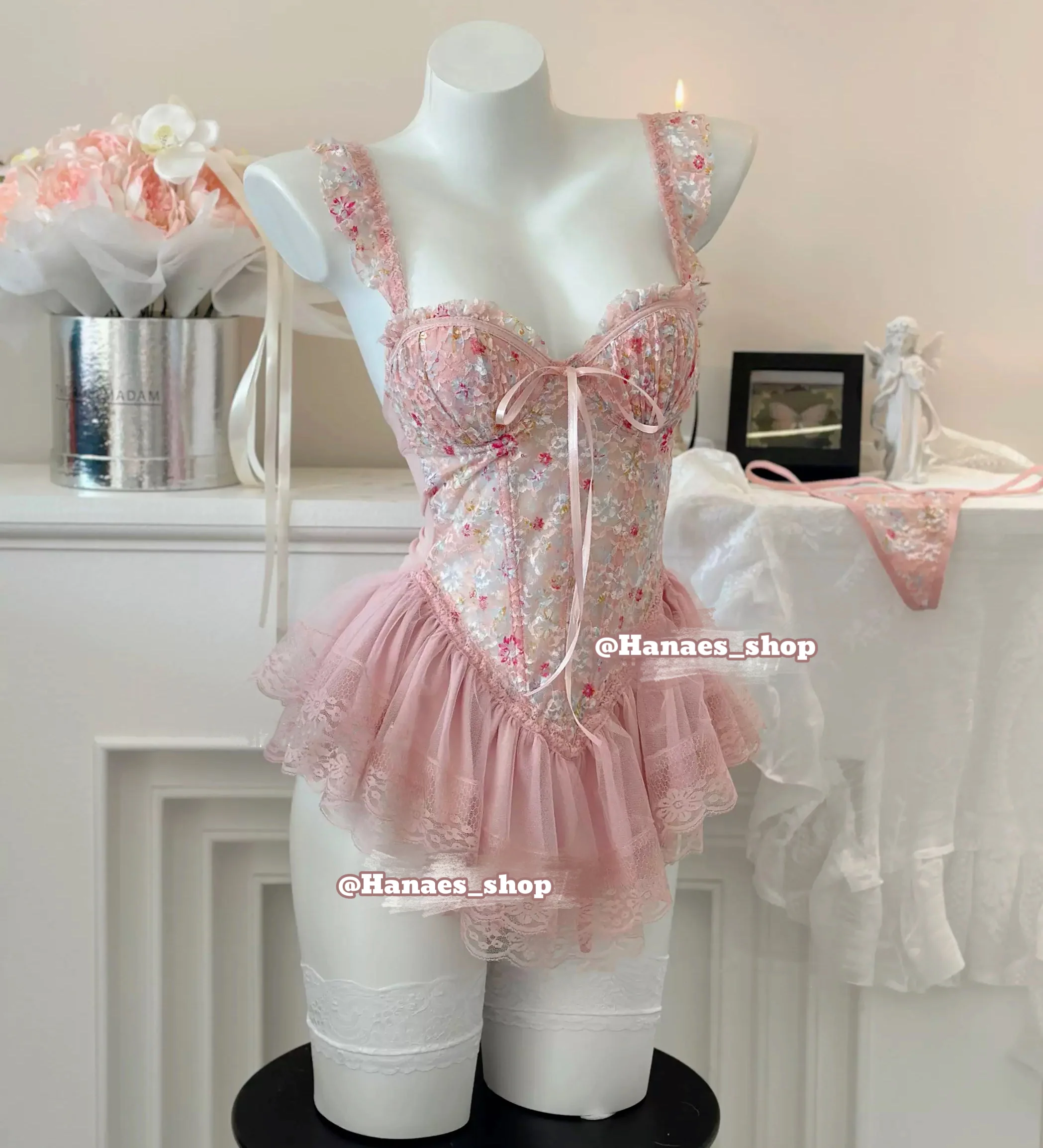Sweet floral dress HA2817 - Image 3