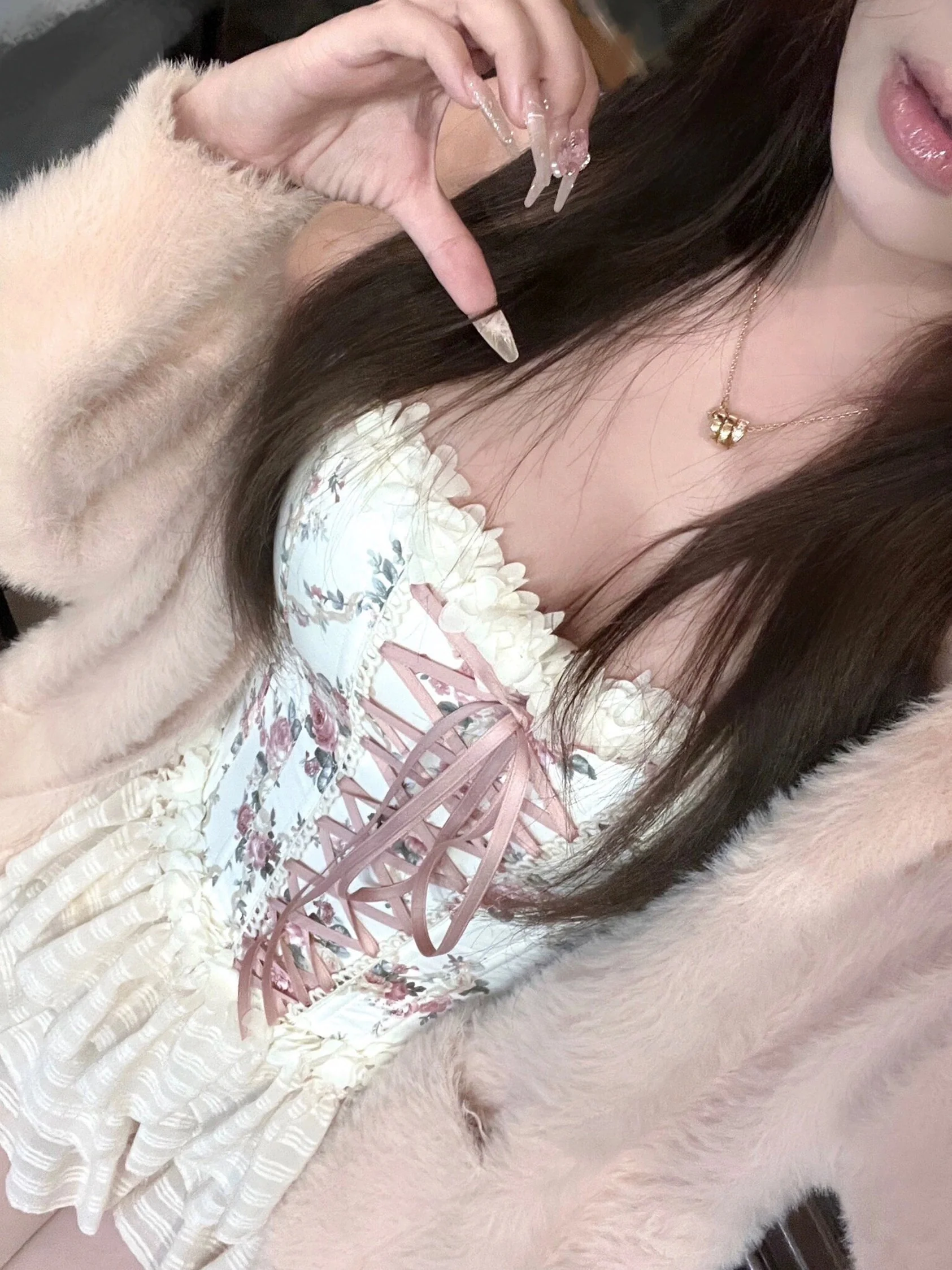 Sweet floral set HA2419 - Image 2