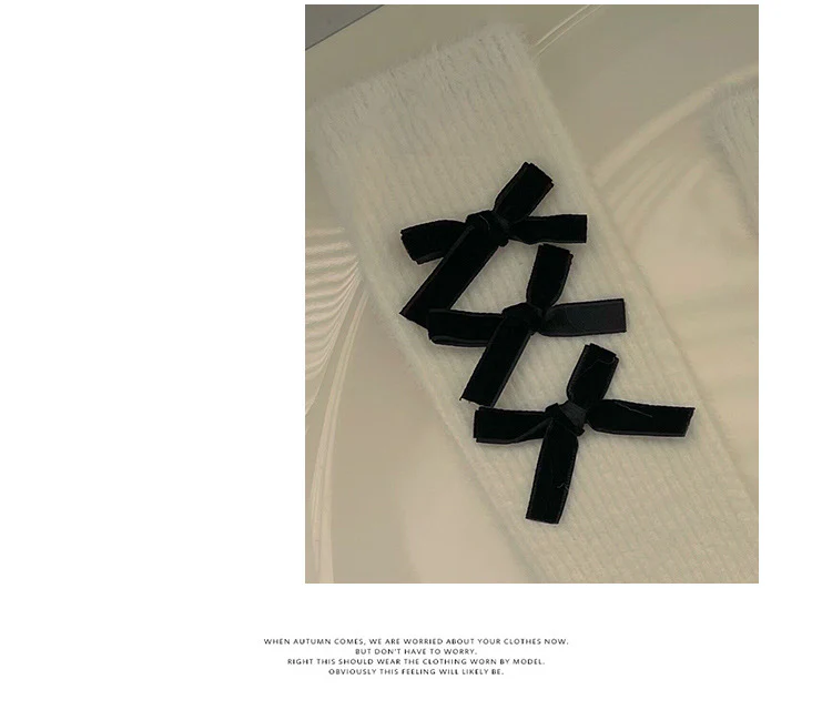 Sweet Girl Bow Knot Socks   HA1525 - Image 5