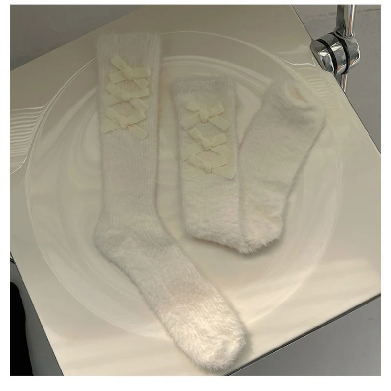 Sweet Girl Bow Knot Socks   HA1525 - Image 6