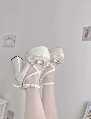 Sweet high-heeled strappy princess shoes   HA1917 - Image 6