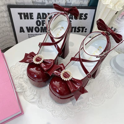 Sweet high-heeled strappy princess shoes   HA1917 - Image 7
