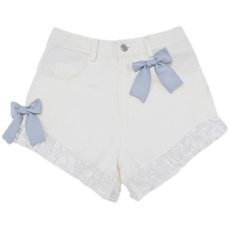 Sweet high waist cute lace hot pants   HA1751 - Image 5