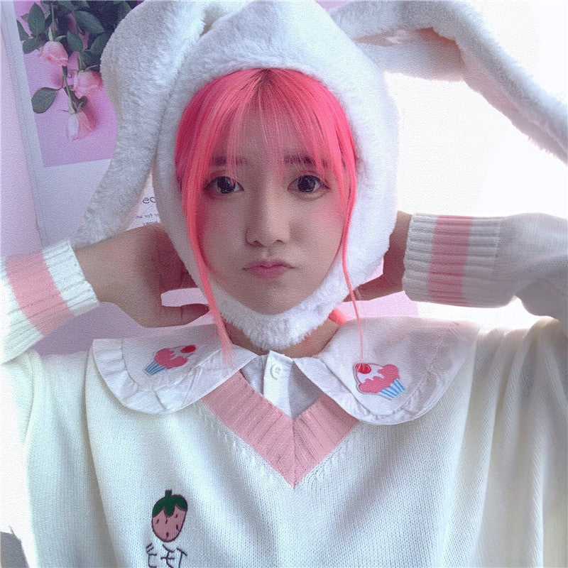 Sweet Knitwear Strawberry Vest   HA1297 - Image 3