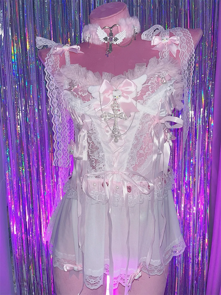 Sweet lace camisole dress HA2481 - Image 5