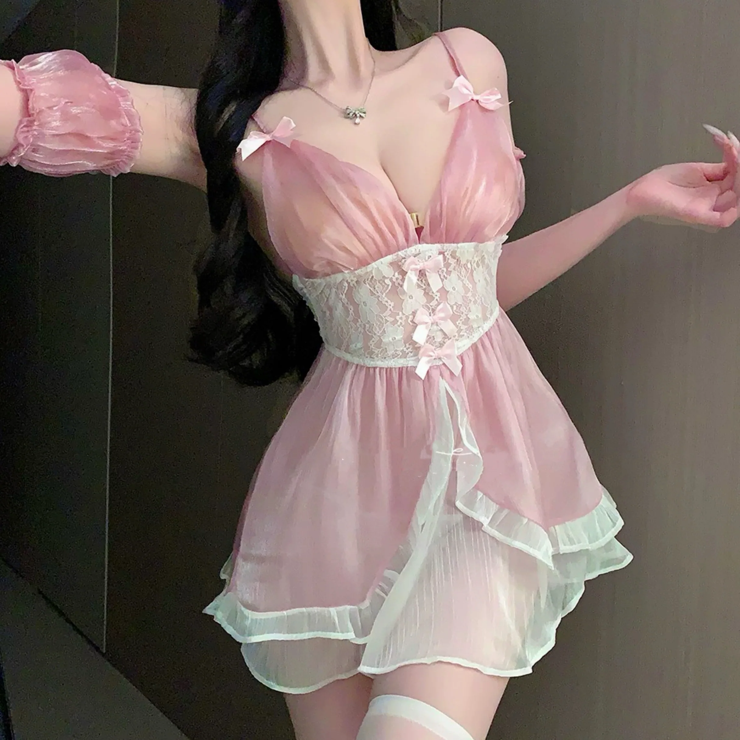 Sweet lace dress HA2885 - Image 4