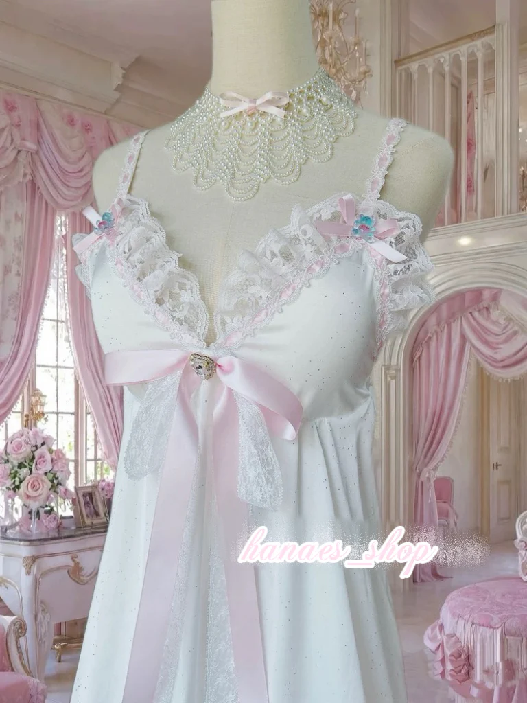 Sweet Lace Plush Trim Dress HA29753 - Image 7