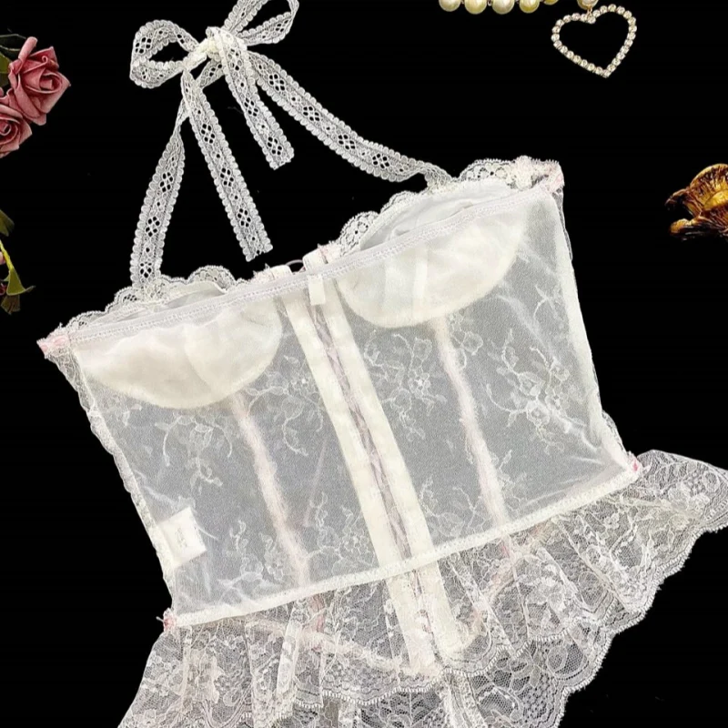 Sweet Lace-Up Bow Vest HA2164 - Image 2