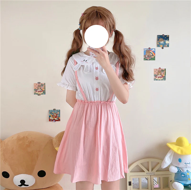 Sweet light lo short sleeve dress   HA0596 - Image 3