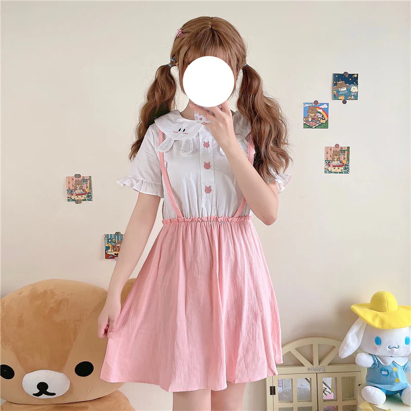 Sweet light lo short sleeve dress   HA0596 - Image 5