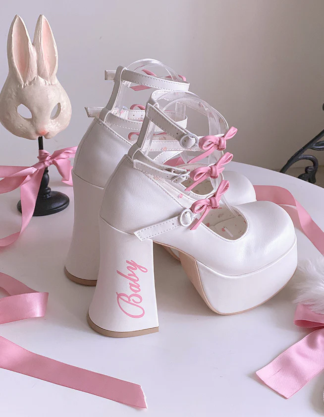 Sweet mid-heel lace-up shoes   HA1565 - Image 13