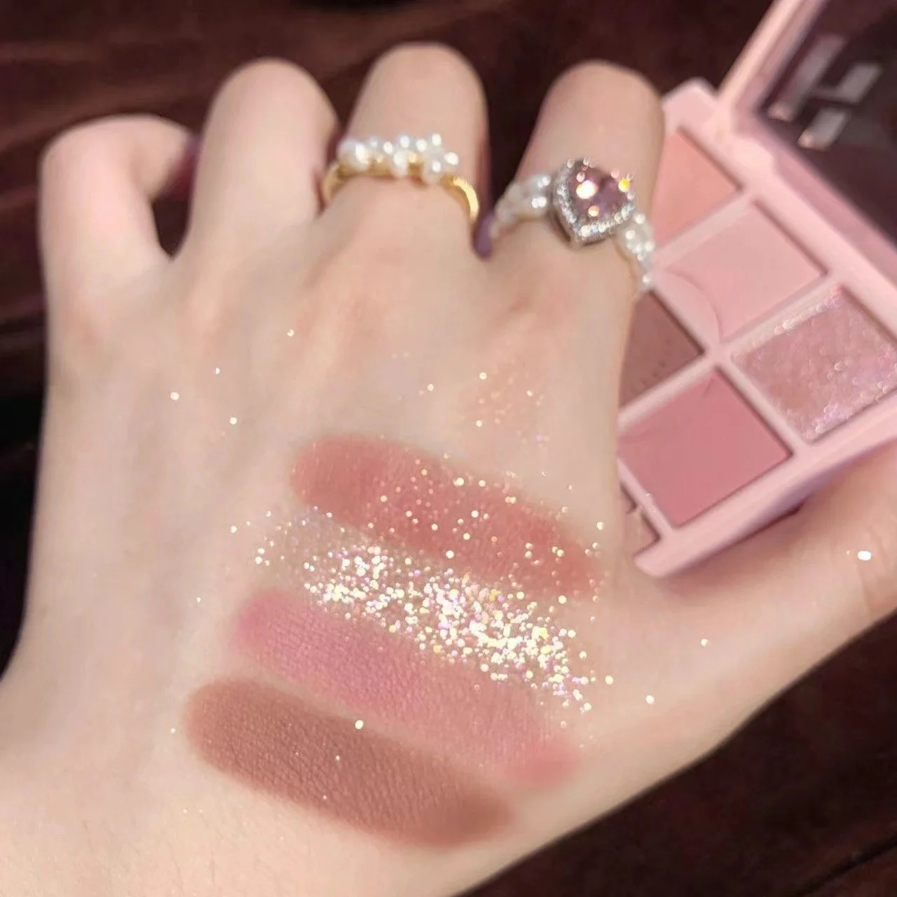 Sweet nine-color eyeshadow palette HA1375 - Image 4