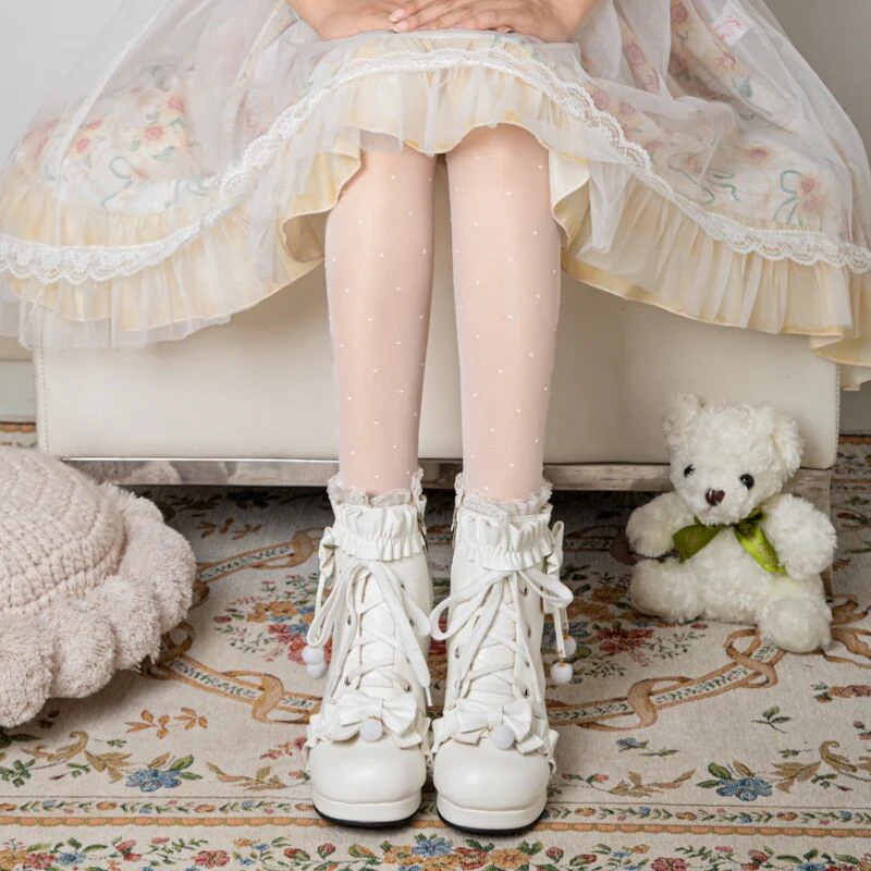 Sweet Pink Ankle Martin Boots  HA1140 - Image 3
