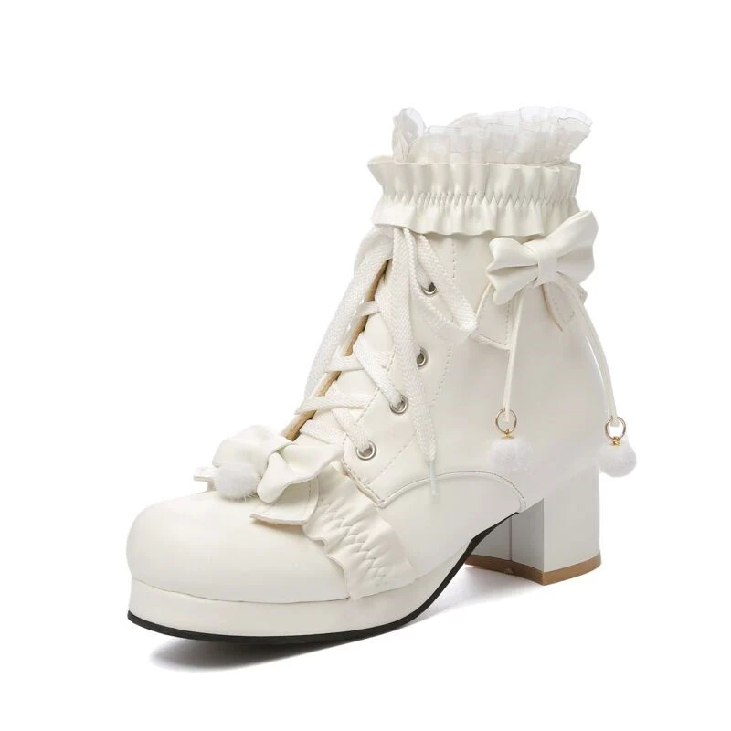 Sweet Pink Ankle Martin Boots  HA1140 - Image 5