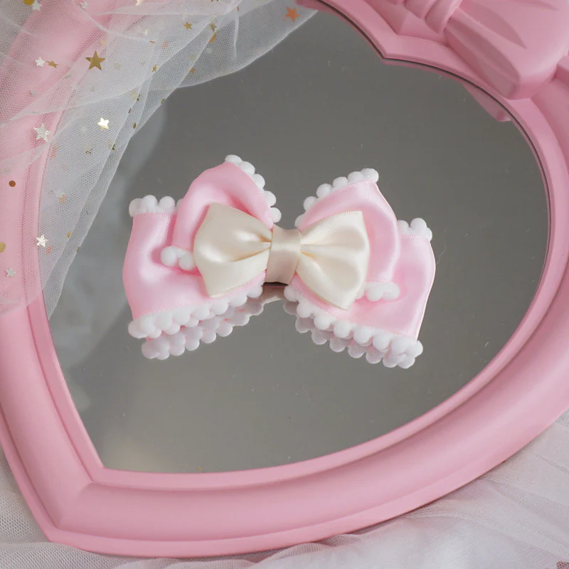 Sweet Pink Bow Tiara HA0808 - Image 3