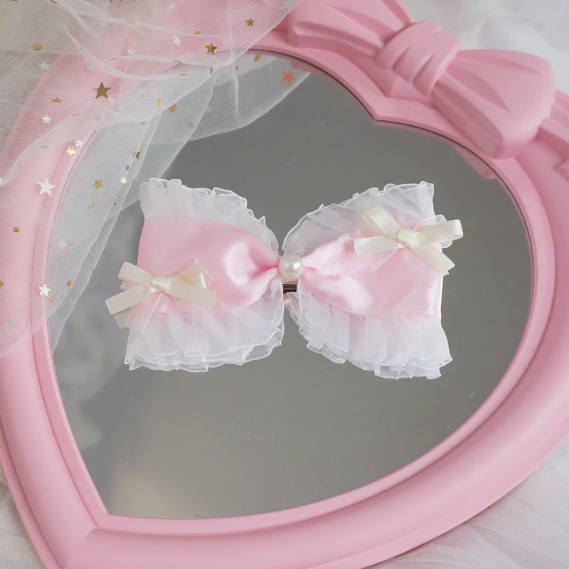 Sweet Pink Bow Tiara HA0808 - Image 4